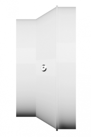 Решетка вентиляционная теневая ERA 12,5SH фланец D125 сетка разъемная на магнитах D150